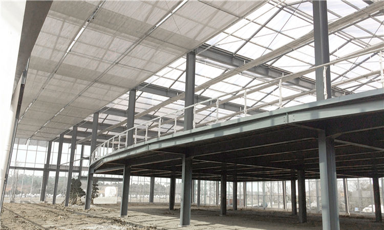 华阳钢结构展厅遮阳系统
